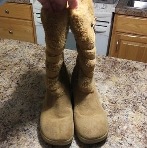 Girls George Tan Suede Boots